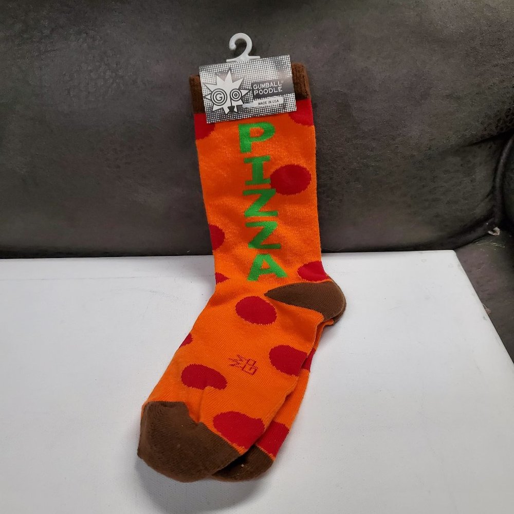 Socks - Gumball Poodle - Pizza Socks - New - Unisex